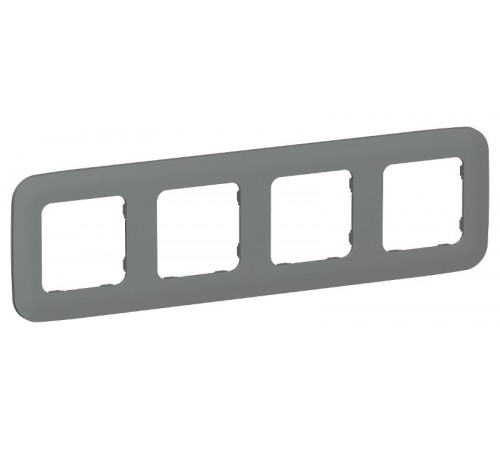 FLITE Artistic Рамка 4-ая РУ-4-А-ФлМА мокрый асфальт  FI-M42-31-20-K80  IEK