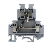 Клемма со встроенным диодом, винтовой зажим, 4 точки подключения, 4 кв.мм, серая  GUR-D-A  DKC