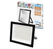 Прожектор СДО-05-150 150 Вт, 12 000 лм, 6500 К, 220-240 В, IP65, черный, Народный  SQ0336-0306  TDM