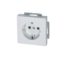 Розетка SCHUKO 16А 250В с защитными шторками, серия solo/future, цвет белый бархат  2013-0-5373   2CKA002013A5373  ABB