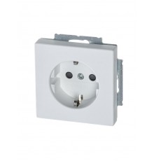 Розетка SCHUKO 16А 250В с защитными шторками, серия solo/future, цвет белый бархат  2013-0-5373   2CKA002013A5373  ABB