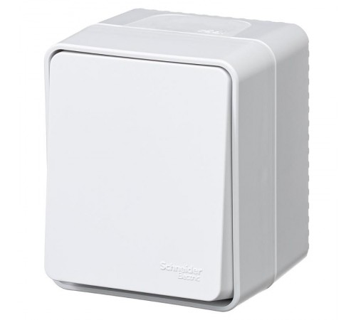 AtlasDesign Profi54 Белый О/У Выключатель 1-клавишный кнопочный 10 АХ  ATN540115  SE