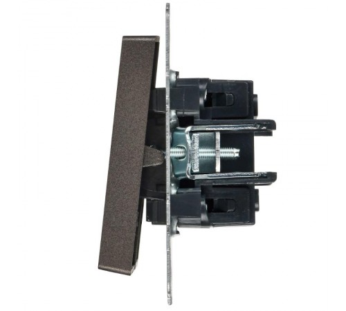 BRITE Выключ. 2-кл. с инд. отел. 10А ВС10-2-9-БрТБ бр.  BR-V20-2-10-K45  IEK