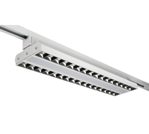 Светильник светодиодный трековый PTR 2296R 1F2S 96w 4000K 60°,120°,60° WH (белый) 540mm IP40  .5039452  Jazzway