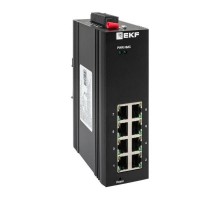 Промышленный управляемый коммутатор уровня L2 ML2-8GT, 8 портов 10/100/1000Base-T(X) RJ45, монтаж на динрейку TSX TSX-ML2-8GTEKF