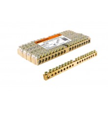 Шина "N" нулевая 6х9мм 18/1 (18 групп/крепеж по центру)   SQ0801-0043  TDM