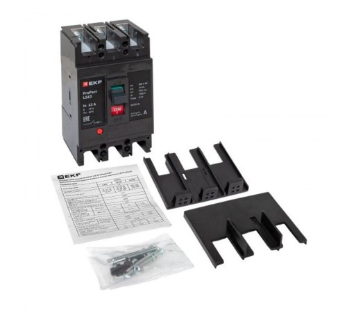 Выключатель автоматический LS63 15кА 3P 63А ProPact  mccb-63-15-3-63-ls  EKF