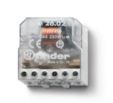 Шаговое электромеханическое реле; 2NO 10А, 2 состояния; контакты AgNi; питание 48В АC; монтаж в коробке; степень защиты IP20  260280480000  Finder