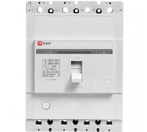 Выключатель автоматический ВА-99 400/400А 4P 35кА EKF  mccb99-400-400-4P  EKF