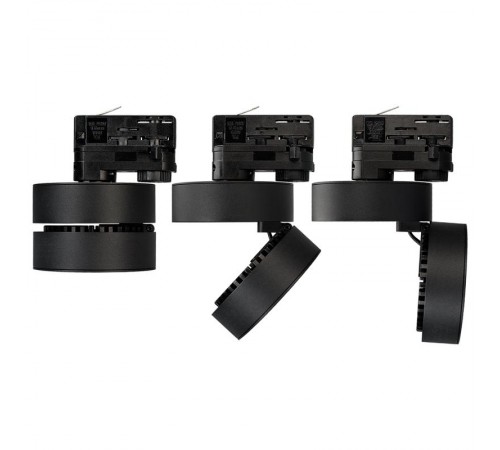 Светильник LGD-MONA-TRACK-4TR-R100-12W Warm3000 (BK, 24 deg)  024996  Arlight