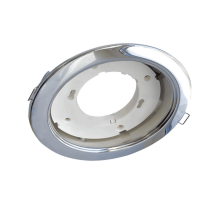 Светильник встраиваемый GX70R RC металл под лампу GX70 230В хром  4690612021706  IN HOME