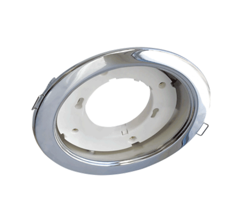 Светильник встраиваемый GX70R RC металл под лампу GX70 230В хром  4690612021706  IN HOME