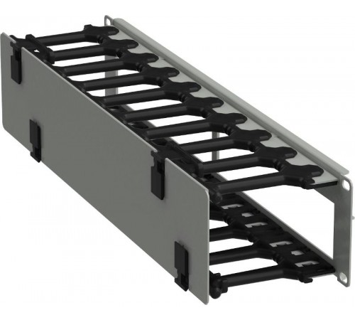 ITK Кабель-органайзер горизонтальный 19" 2U сер. РФ  ZP-CC35-02U-H-R  ITK