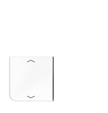 клавиша с символом для 3 и 4-клавишного пульта KNX, белая, для серии CD ( нижняя левая; верхняя правая  и нижняя левая)  CD404TSAPWW23  Jung