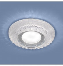 Светильник точечный встраиваемый 7247 MR16 СL прозрачный с подсветкой  a032806  Elektrostandard