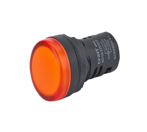 Индикатор помехозащищенный ND16-22D/2K2 оранжевый АС 230В (R)  268692  CHINT