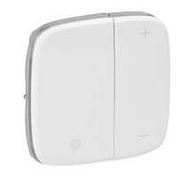 Valena ALLURE Белый Накладка светорегулятора кнопочного  752085  Legrand