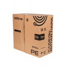 WR-FTP-4P-C5E-PE-BK Витая пара, экран., F/UTP, кат., 5e, 4 пары (0,50 мм), одножил.,, внешний, PE, , 305 м  505754  WRLine