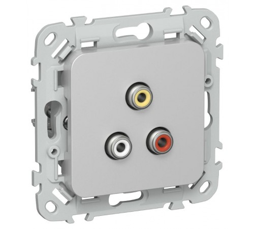 FLITE Розетка RCA РАрса-ФлА алюминий  FI-R10-K47  IEK