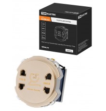 Розетка для бритвы шампань, "Байкал"   SQ1819-0549  TDM