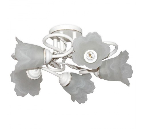 Светильник "Бонни" 151 бел.зол. (плафон 3316) НПБ 01-5х60-153 Е14  1005404782  Элетех