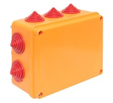 Коробка огнестойкая E90 150х110х70мм, с клеммником 6 полюсов 1,5-10 мм2 IP55  plc-kmrf-150-6-10  EKF