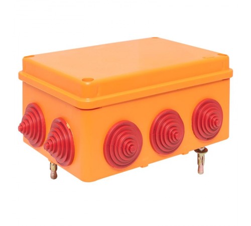 Коробка огнестойкая E90 150х110х70мм, с клеммником 6 полюсов 1,5-6 мм2 IP55  plc-kmrf-150-6-06  EKF