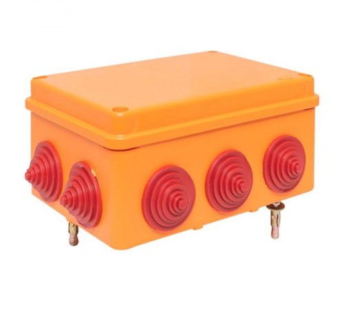 Коробка огнестойкая E90 150х110х70мм, с клеммником 6 полюсов 1,5-6 мм2 IP55  plc-kmrf-150-6-06  EKF