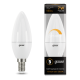 Лампа светодиодная LED 7Вт E14 220В 3000К свеча, диммируемая  103101107-D  Gauss