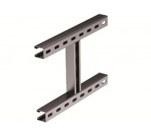 H-образное крепление к вертикальной двутавровой балке, 400 мм, горячеоцинкованное  BMH4040HDZ  DKC