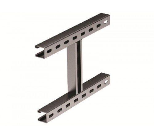 H-образное крепление к вертикальной двутавровой балке, 400 мм, горячеоцинкованное  BMH4040HDZ  DKC