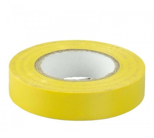 Изолента 0,13х15 мм желтая 10 метров  UIZ-13-10-10M-K05  IEK
