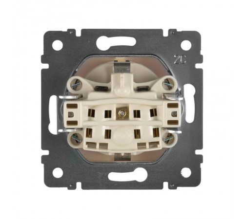 Valena Сл. кость Розетка 1-ая с/з с защитными шторками  774321  Legrand