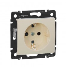 Valena Сл. кость Розетка 1-ая с/з с защитными шторками  774321  Legrand