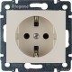 Valena Сл. кость Розетка 1-ая с/з с защитными шторками  774321  Legrand