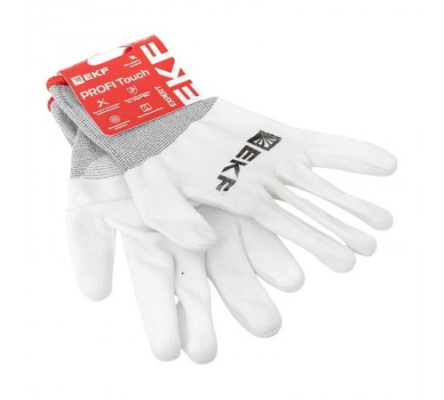 Перчатки рабочие PROFI Touch для чистовых работ (15 класс, 7 размер) EXPERT  pe15pm-7-exp  EKF