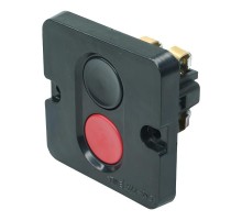 ПКЕ 622 У2, 10А, 660В, чёрный и красный цилиндр, в нишу, IP54, пост управления (ЭТ)  ET523350  Электротехник