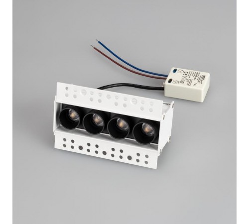 Светильник MS-ORIENT-BUILT-TRIMLESS-TC-S38x127-10W Day4000 (WH-BK, 30 deg, 230V) (Arlight, IP20 Металл, 5 лет)  032224  Arlight