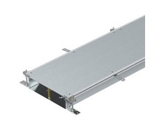 Секция кабельного канала OKA-W глухая с фиксаторами, 2400x200x100 мм (сталь) (OKA-W20010050R)  7424500  OBO Bettermann