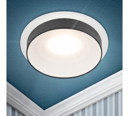 Cветильник встраиваемый декоративный DK95 WH MR16 GU5.3 белый  Б0055592  ЭРА