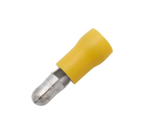 Наконечник цилиндрический с изолир.фланцем (вилка), 2,5-6мм.кв.  2C96P  DKC