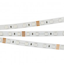 Лента светодиодная RT-B60-10mm 24V RGB (14.4 W/m, IP20, 5060, 5m) (arlight, Открытый)  010367(2)  Arlight