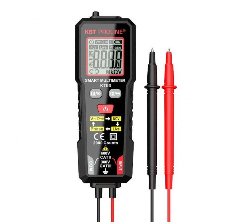 Мультиметр цифровой KT 93 серия PROLINE  91916  КВТ