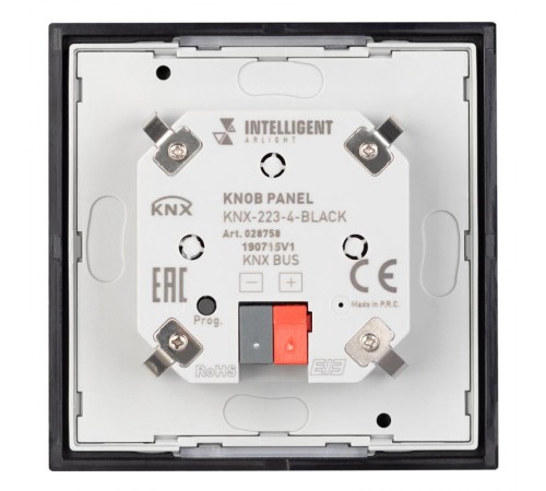 INTELLIGENT ARLIGHT Панель KNX-223-4-BLACK (BUS)  028758  Arlight