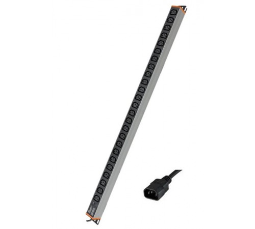 Блок распределения питания вертикальный для 19" шкафов,10A 24 Х С13,индикатор питания, вх. разъём С14  R5VIEC24PIC14  DKC