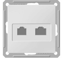 W59 Белый Розетка компьютерная 2-ая RJ45 кат.5e  RSI-251KK5E-1-86  SE