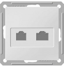 W59 Белый Розетка компьютерная 2-ая RJ45 кат.5e  RSI-251KK5E-1-86  SE
