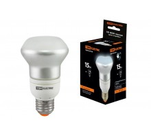 Лампа энергосберегающая КЛЛ  15Вт Е27 840 отражатель (рефлектор) RM63 FR  SQ0323-0148  TDM