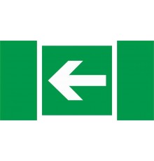 Пиктограмма (Наклейка) ПЭУ 003 Указательная стрелка (135х260) для SIRAH IP65  2502002610  Световые Технологии