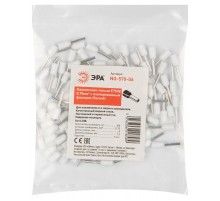 Аксессуары для клемм ЭРА NO-570-06 Наконечник-гильза Е7508 0,75мм2 с изолированным фл  Б0041459  ЭРА